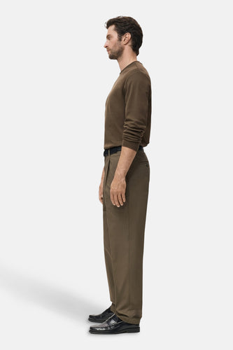 T-shirt met lange mouwen - khaki - MANGO - 5