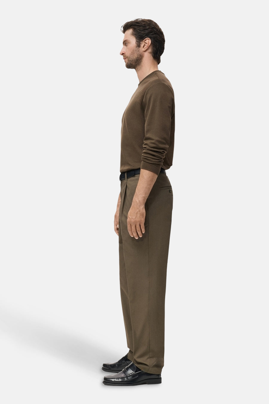 T-shirt met lange mouwen - khaki - MANGO - 4