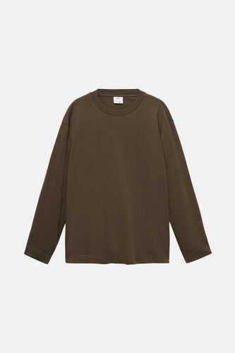 T-shirt met lange mouwen - khaki - MANGO - 5