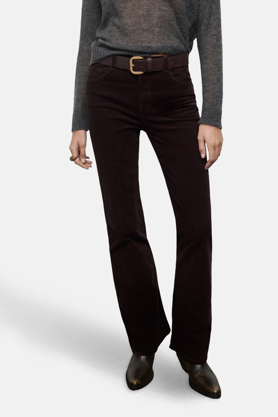 Pantalon - brun - MANGO