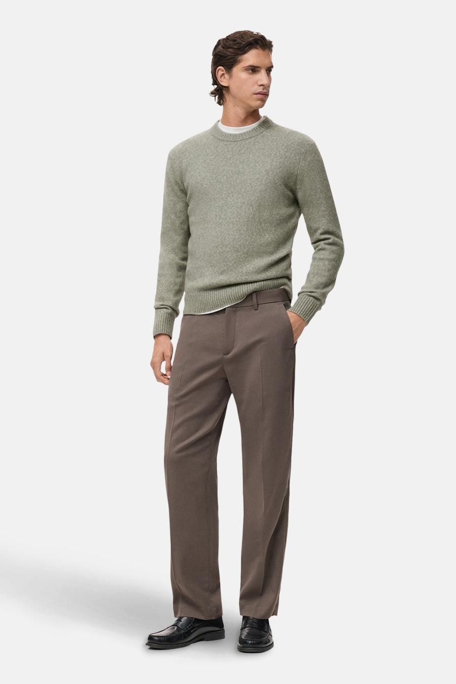 Trui met ronde hals groen - MANGO - MANGO - 2