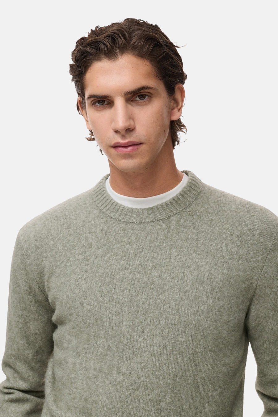 Trui met ronde hals groen - MANGO - MANGO - 4