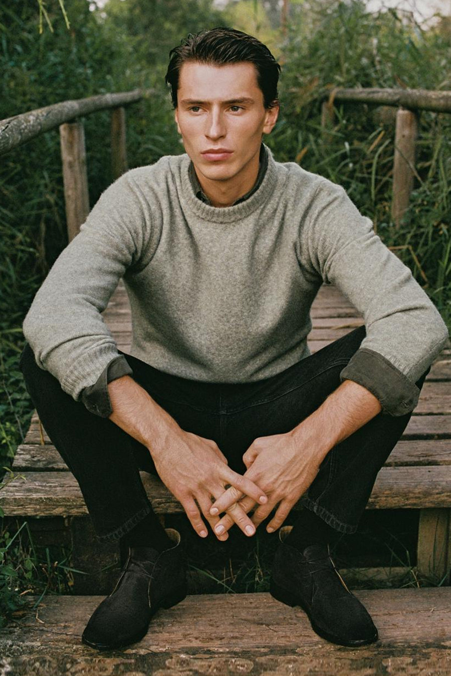 Trui met ronde hals groen - MANGO - MANGO - 5