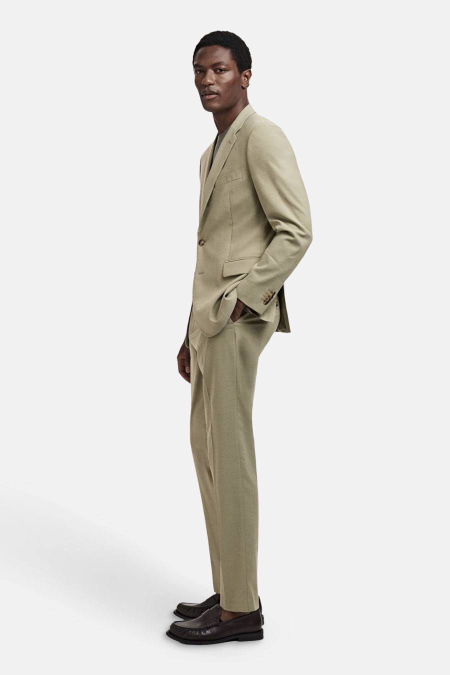 Kostuumbroek - groen - MANGO - 5