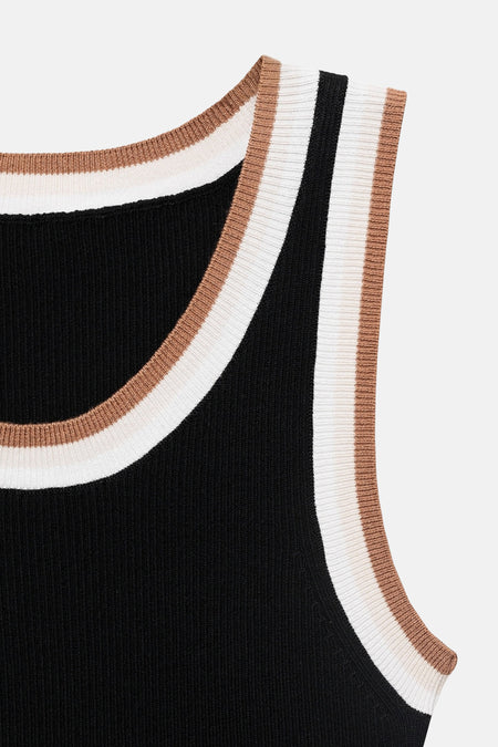 Tanktop Zwart - MANGO