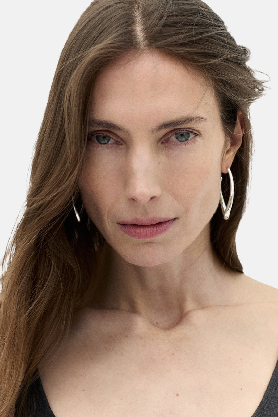 Oorring zilver - MANGO - MANGO