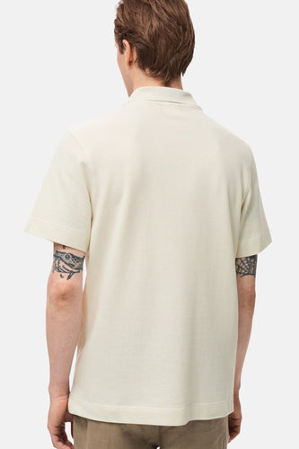 Polo met korte mouwen - ecru - MANGO