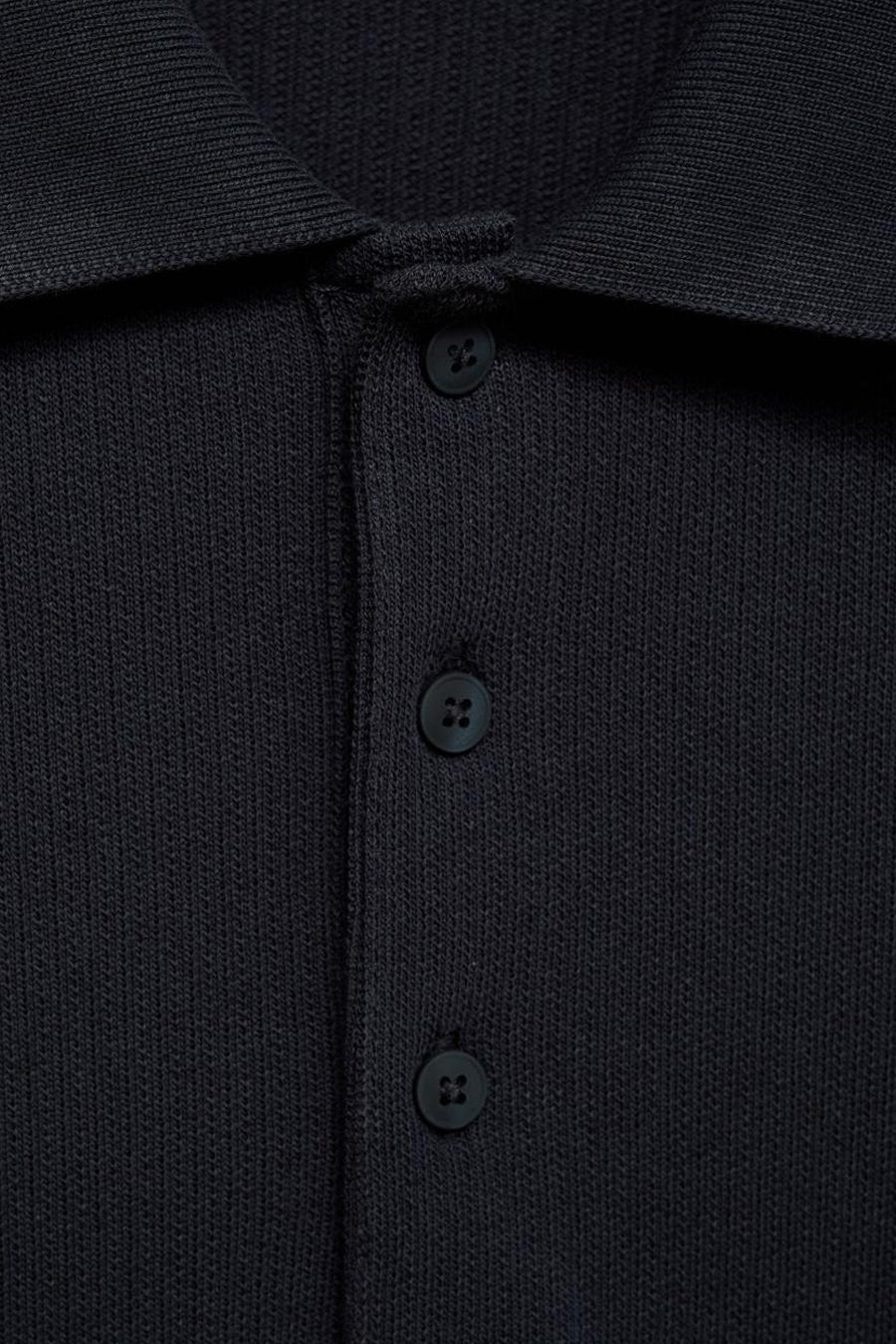 Polo met korte mouwen - Donkerblauw - MANGO