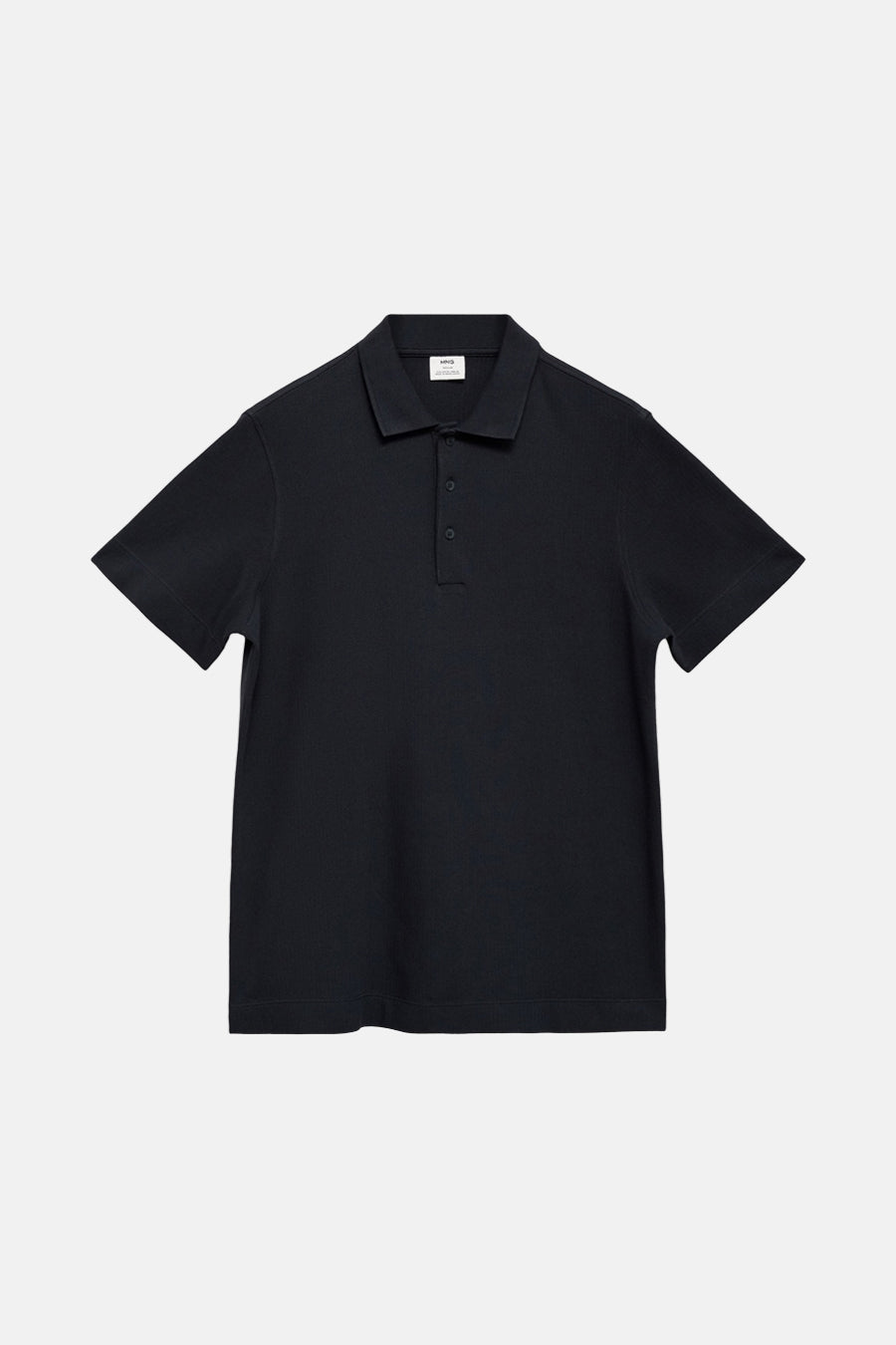 Polo met korte mouwen - Donkerblauw - MANGO