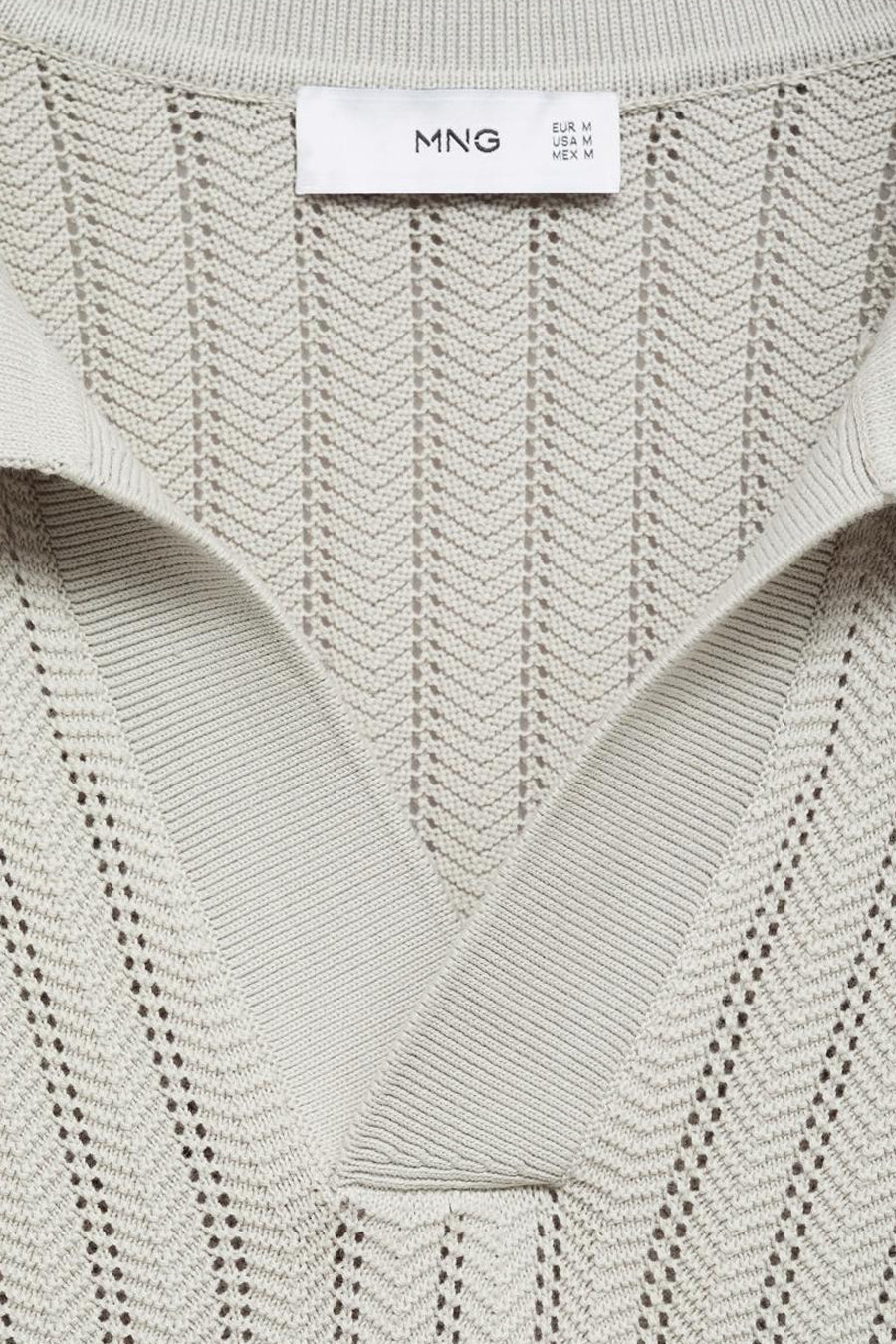 Polo met korte mouwen - Grijs - MANGO