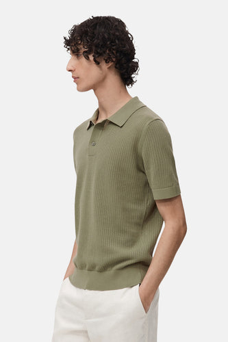 Polo met korte mouwen - Kaki - MANGO