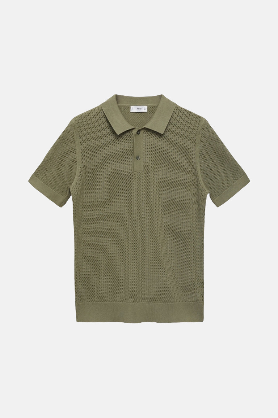 Polo met korte mouwen - Kaki - MANGO