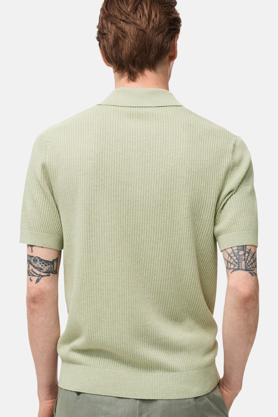 Polo met korte mouwen - groen - MANGO