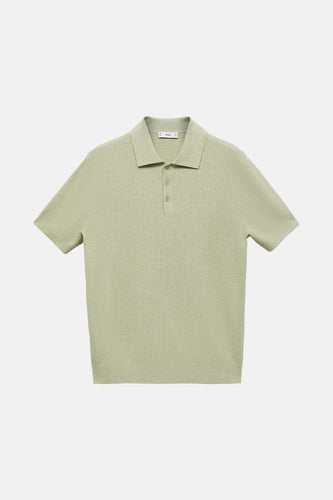 Polo met korte mouwen - groen - MANGO