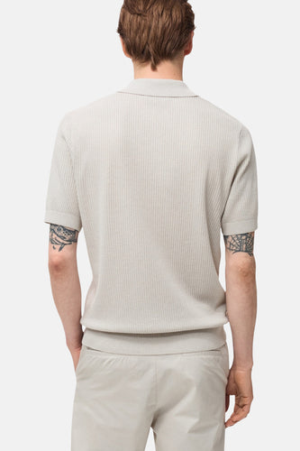 Polo met korte mouwen - ecru - MANGO