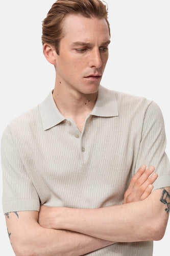 Polo met korte mouwen - ecru - MANGO