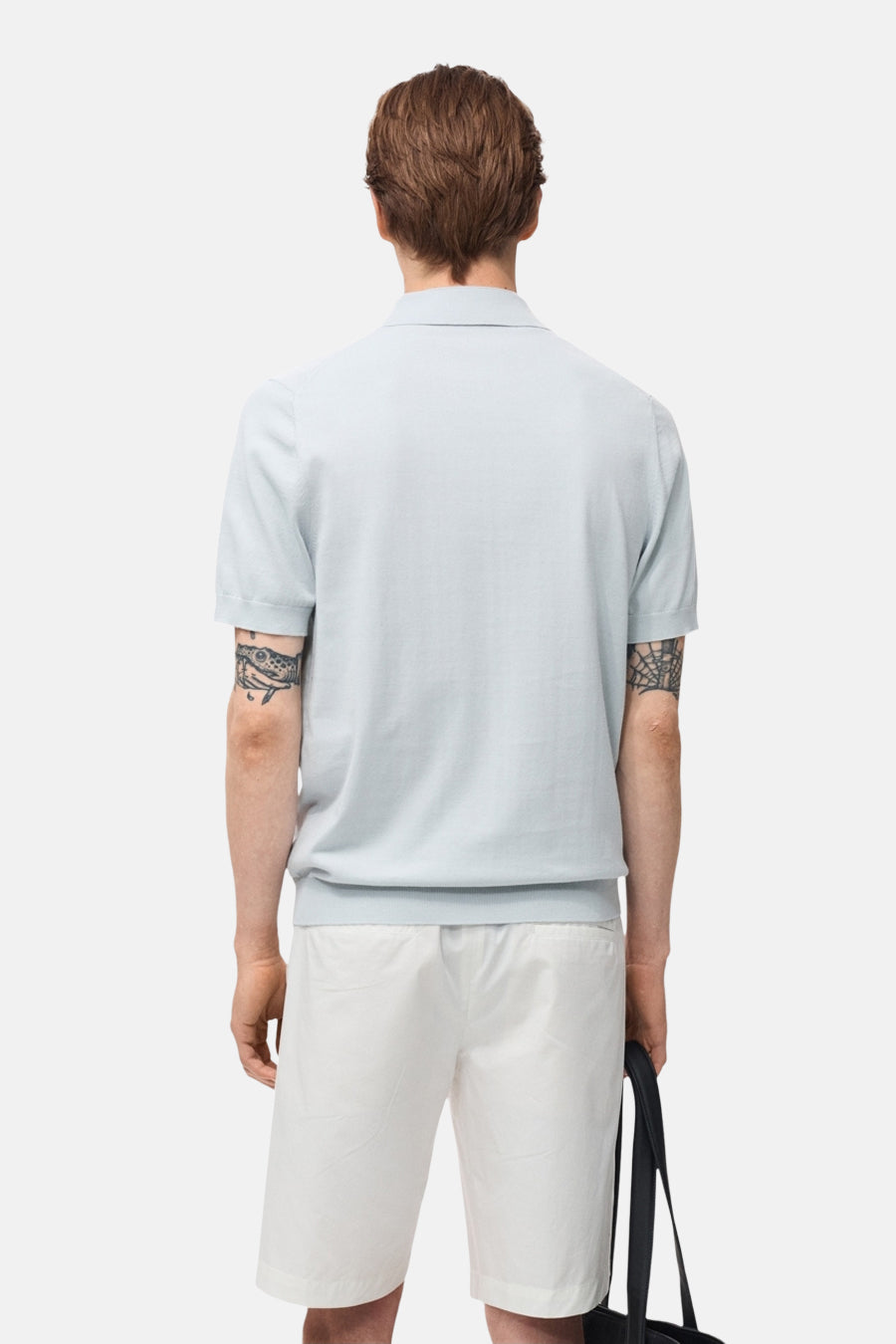 Polo met korte mouwen - Lichtblauw - MANGO