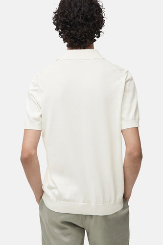 Polo met korte mouwen - Ecru - MANGO