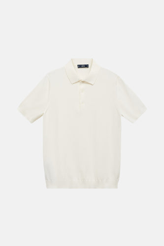 Polo met korte mouwen - Ecru - MANGO