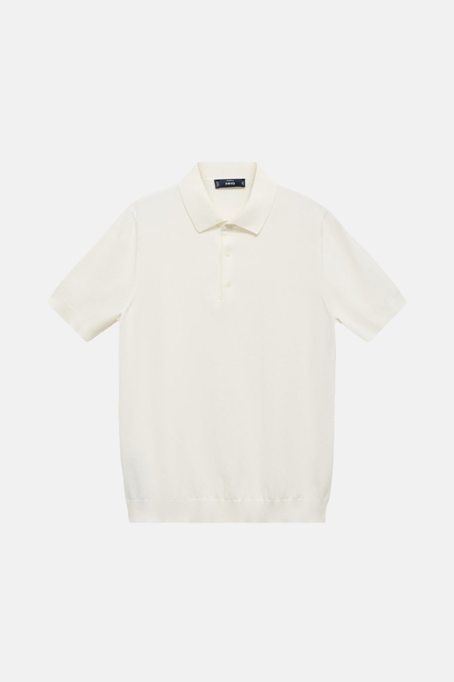 Polo met korte mouwen - Ecru - MANGO