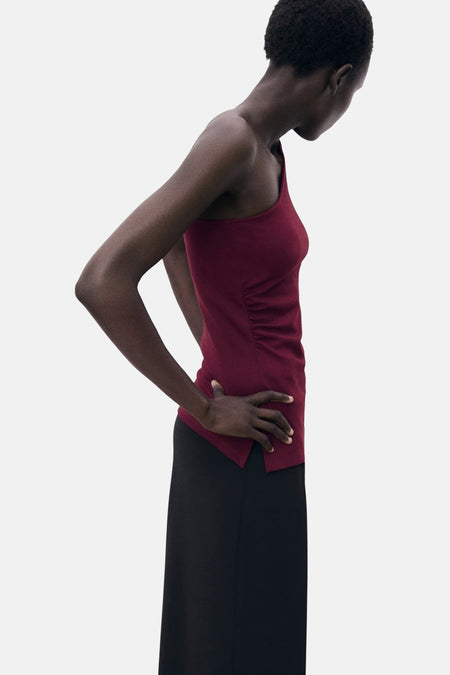 Top (zonder mouwen) Bordeaux - MANGO