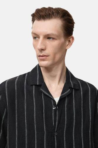 Hemd met korte mouwen - zwart - MANGO