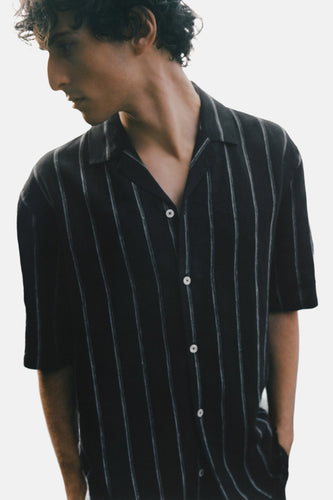 Hemd met korte mouwen - zwart - MANGO