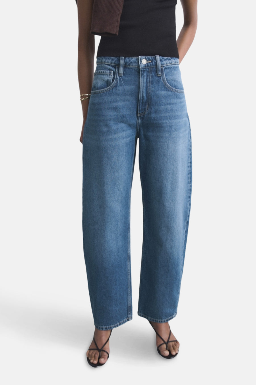 Jeans - mid blue denim - MANGO