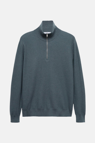 Pull met rolkraag - Blauw - MANGO