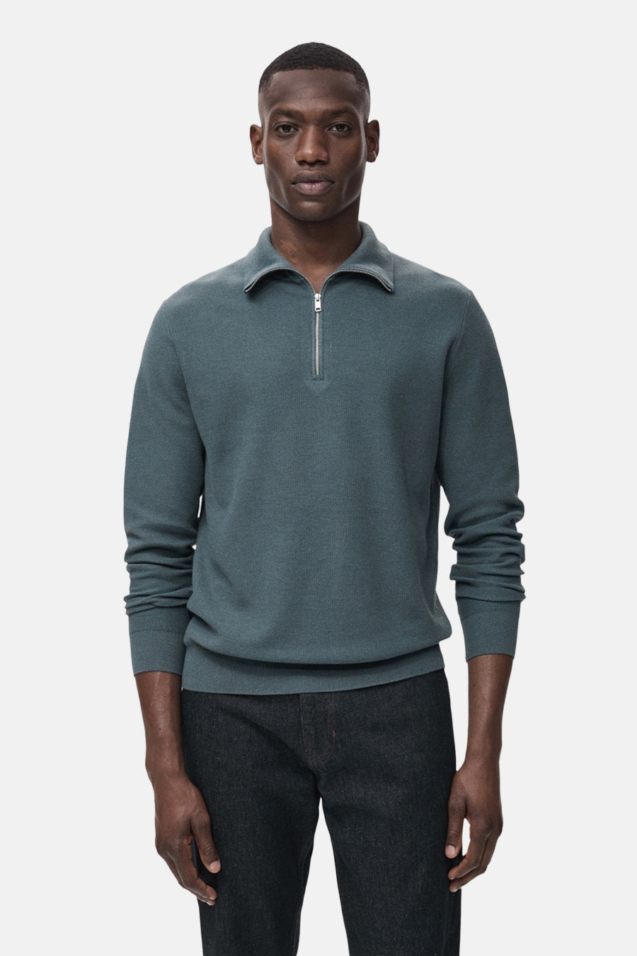 Pull met rolkraag - Blauw - MANGO