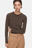 T-shirt met korte mouwen - Bruin