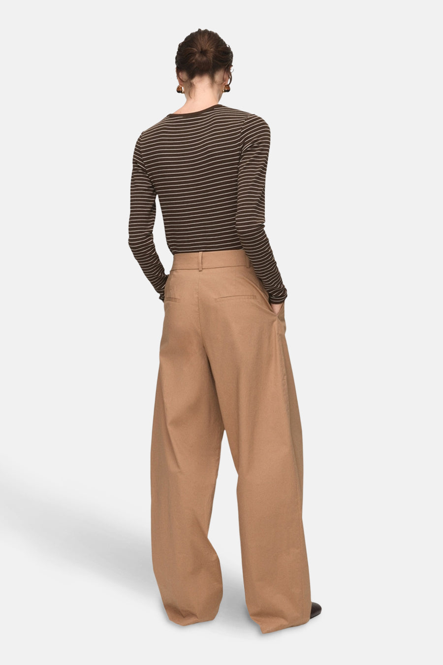 T-shirt met korte mouwen - Bruin - MANGO - 3