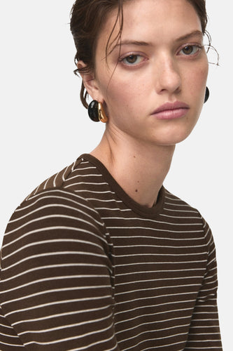 T-shirt met korte mouwen - Bruin - MANGO - 5