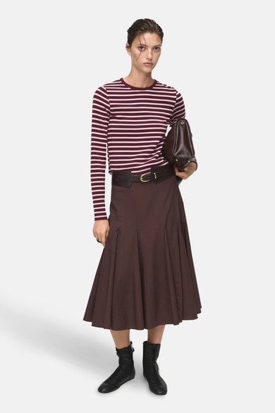 T-shirt met korte mouwen - Bordeaux