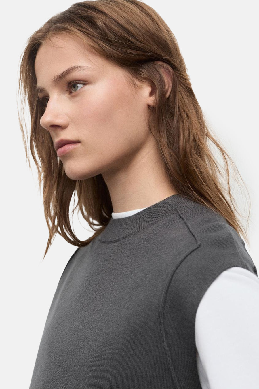 Débardeur - gris - MANGO - 4