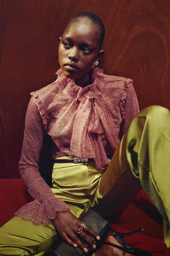 Broek - groen - MANGO