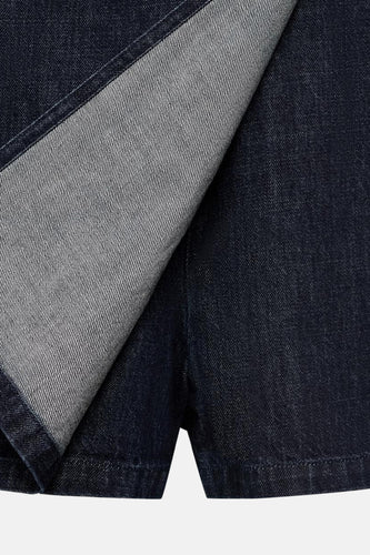 Combi-short - Dark blue denim - MANGO