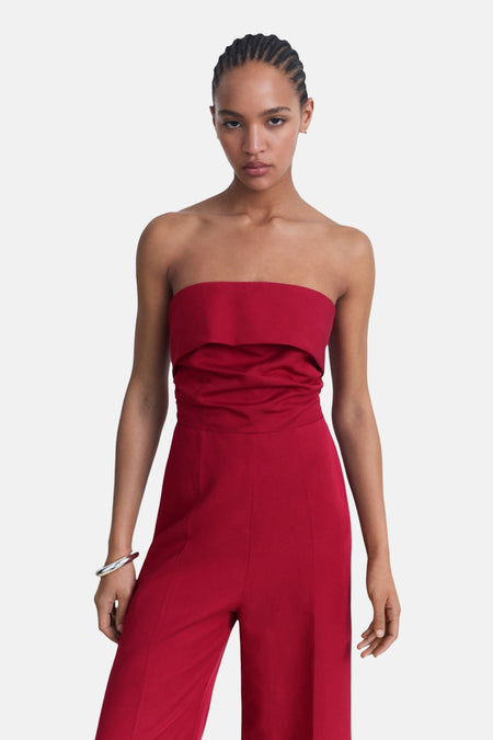 Jumpsuit Rood - MANGO
