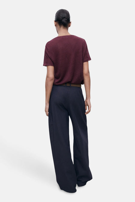 T-shirt met korte mouwen - bordeaux