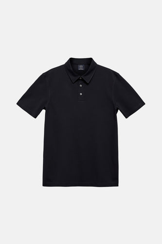 Polo met korte mouwen - Donkerblauw - MANGO