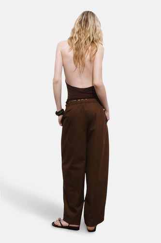 Pantalon brun - MANGO - MANGO - 5