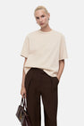 T-shirt met korte mouwen - beige