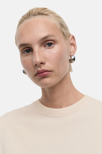 T-shirt à manches courtes - beige - MANGO