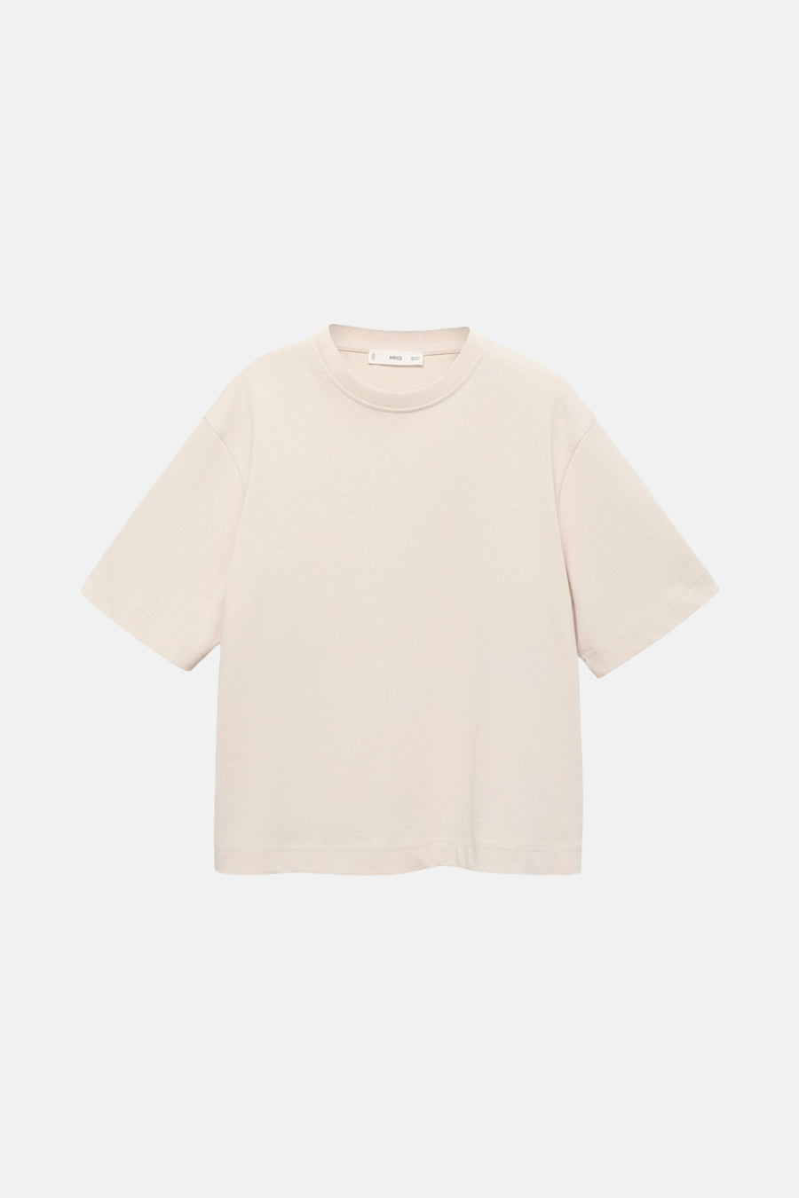 T-shirt à manches courtes - beige - MANGO