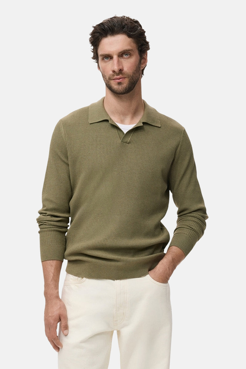 Pull col O Vert - MANGO