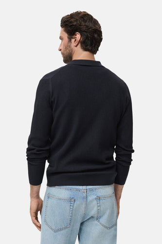Pull met ronde hals - blauw - MANGO