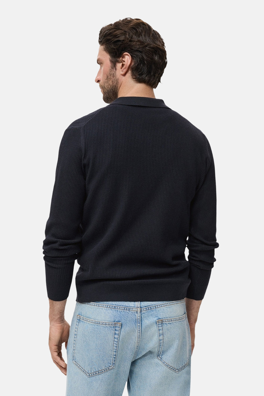 Pull met ronde hals - blauw - MANGO