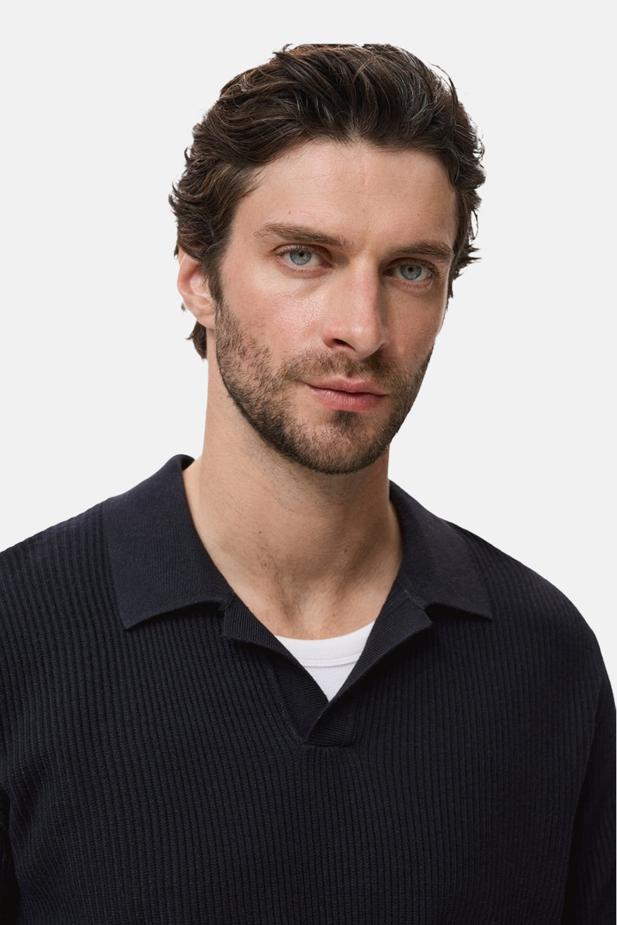 Pull met ronde hals - blauw - MANGO