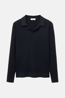 Pull met ronde hals - blauw