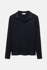 Pull met ronde hals - blauw
